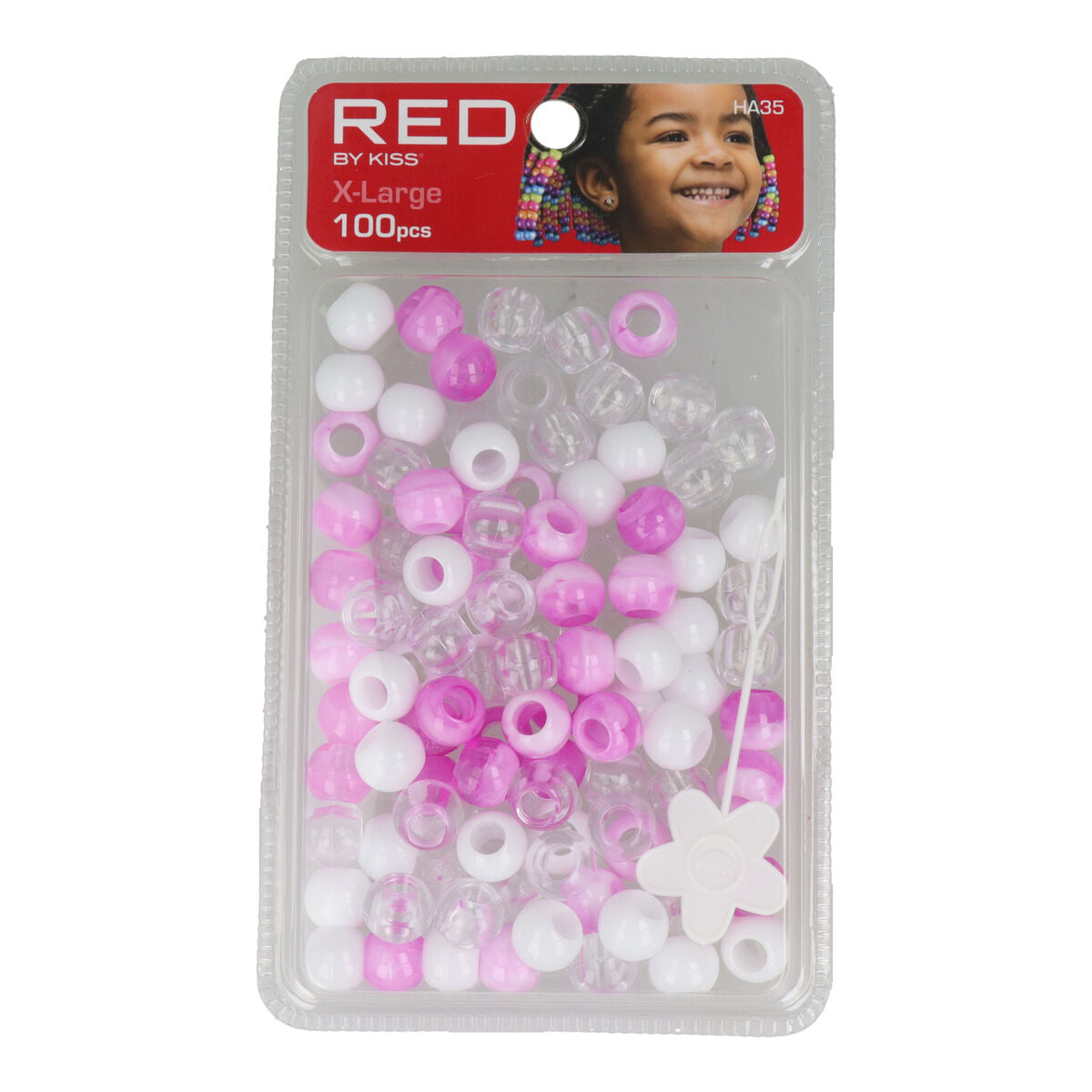 Red X-Large 100 Beads HA35