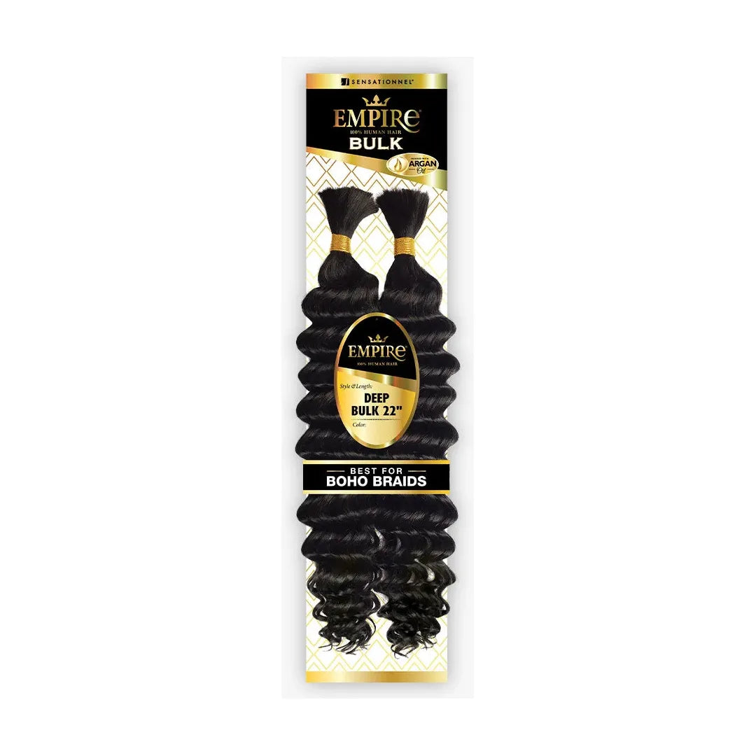 Empire 100% Human Hair Deep Bulk 22"#30
