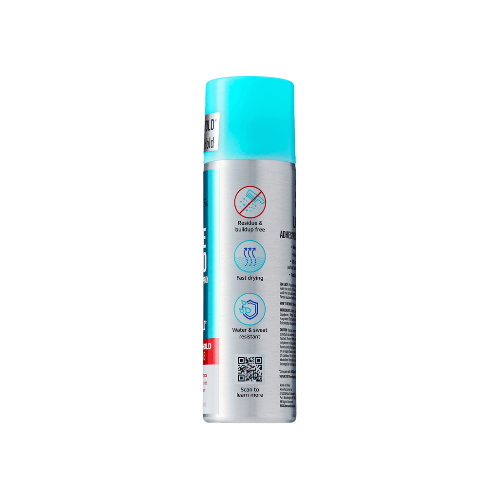 Kiss Colors & Care Lace Bond Spray | Extreme Hold, Wig Adhesive Spray, Wig Glue, 6 oz, Hair Care official pack