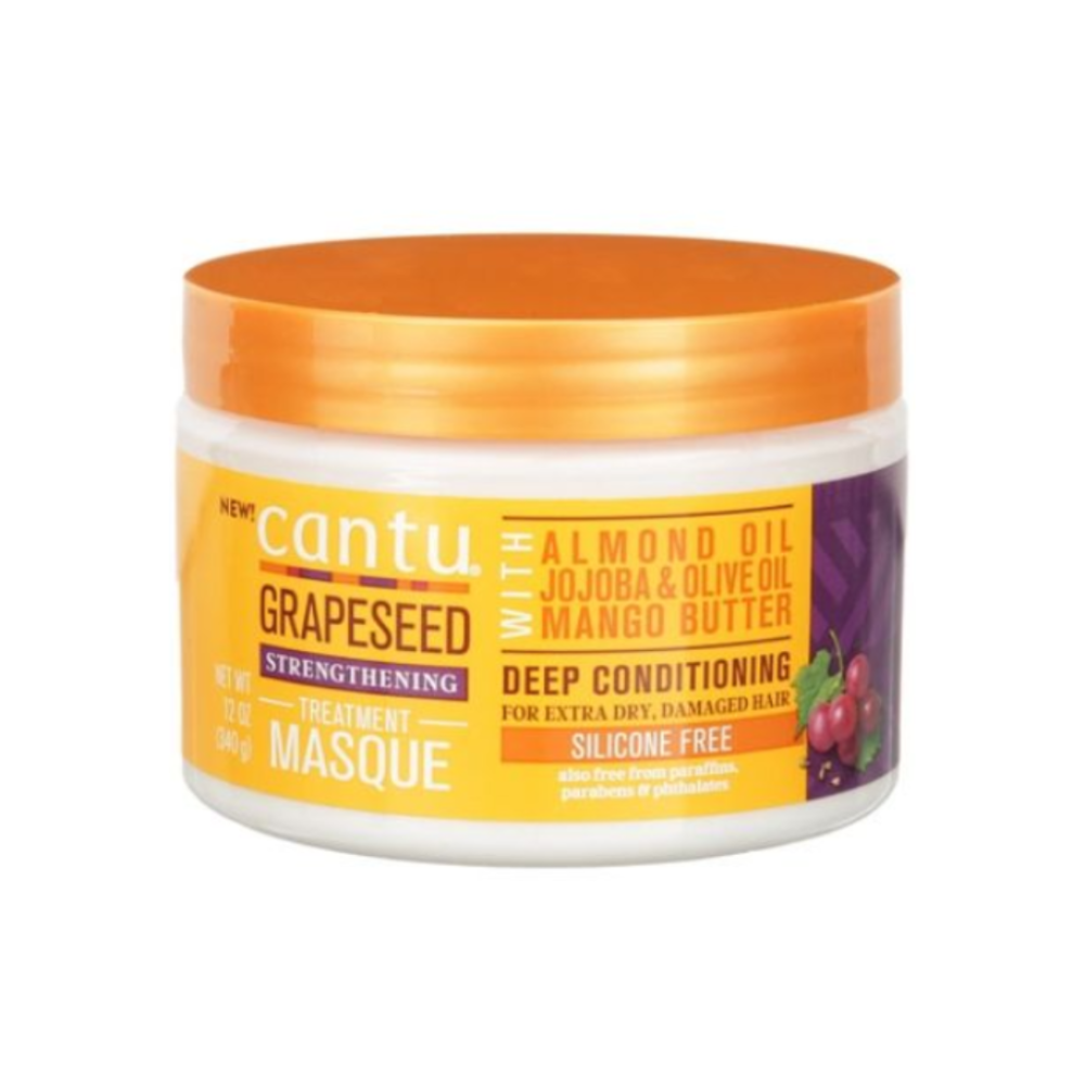 Cantu Grape seed Deep Conditioning Treatment Masque 12 Oz *