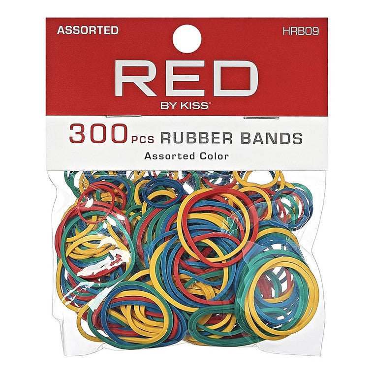 Red Rubber Bands 300 HRB09
