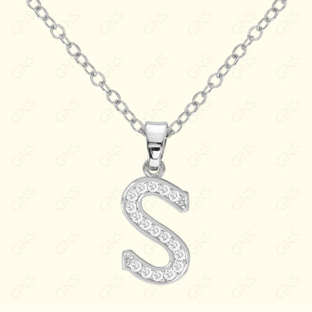 GNS - Initial Necklace Silver