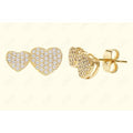 GNS - Gold Double Earrings (CZ150G)