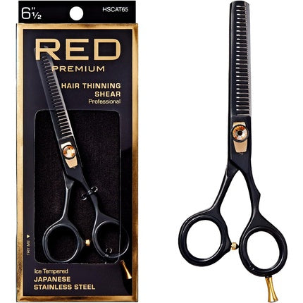 Red Premium Hair Thinning  Shear Professional Stainless Steel 6 1\2 HSCAT65