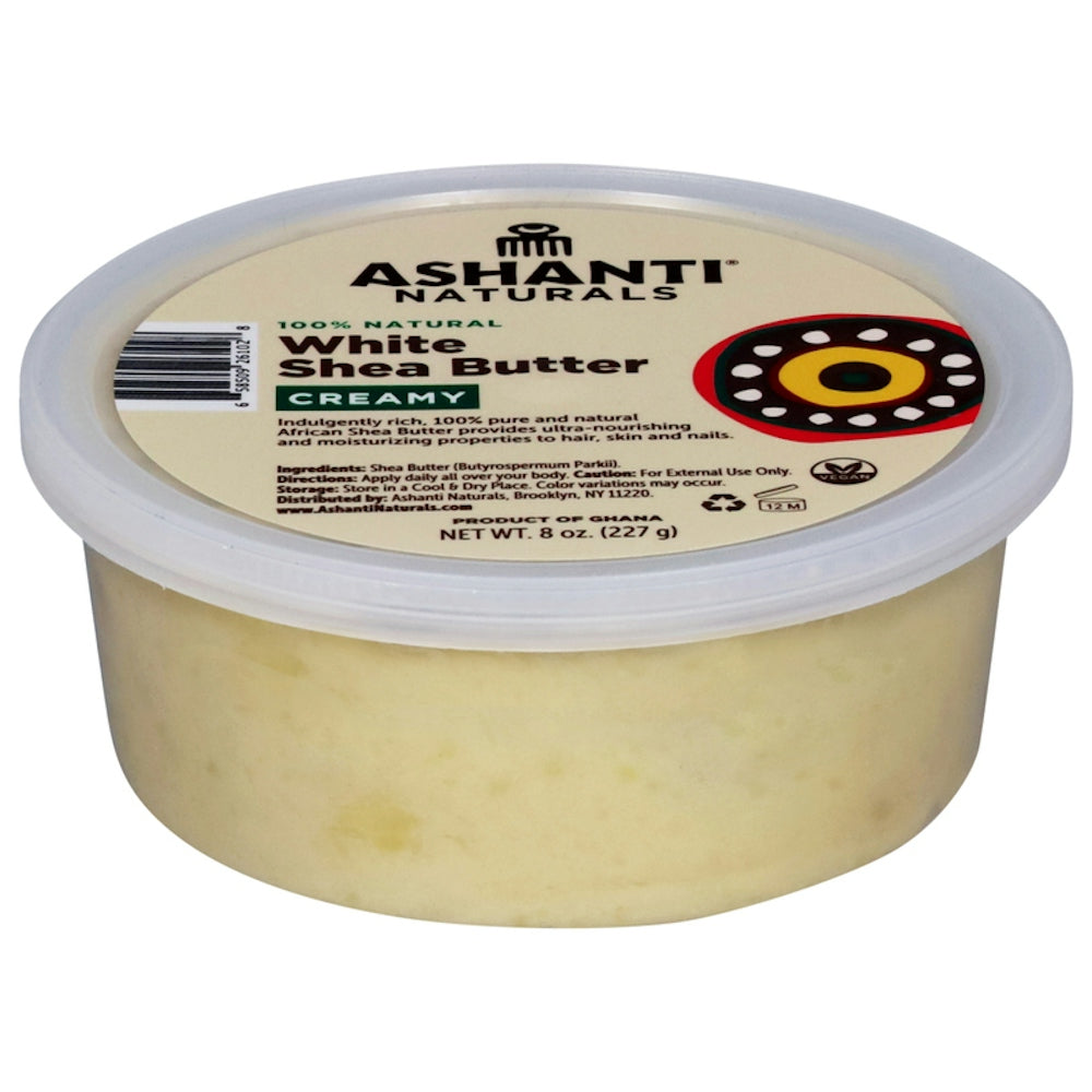 Ashanti Creamy White Shea Butter 8 Oz