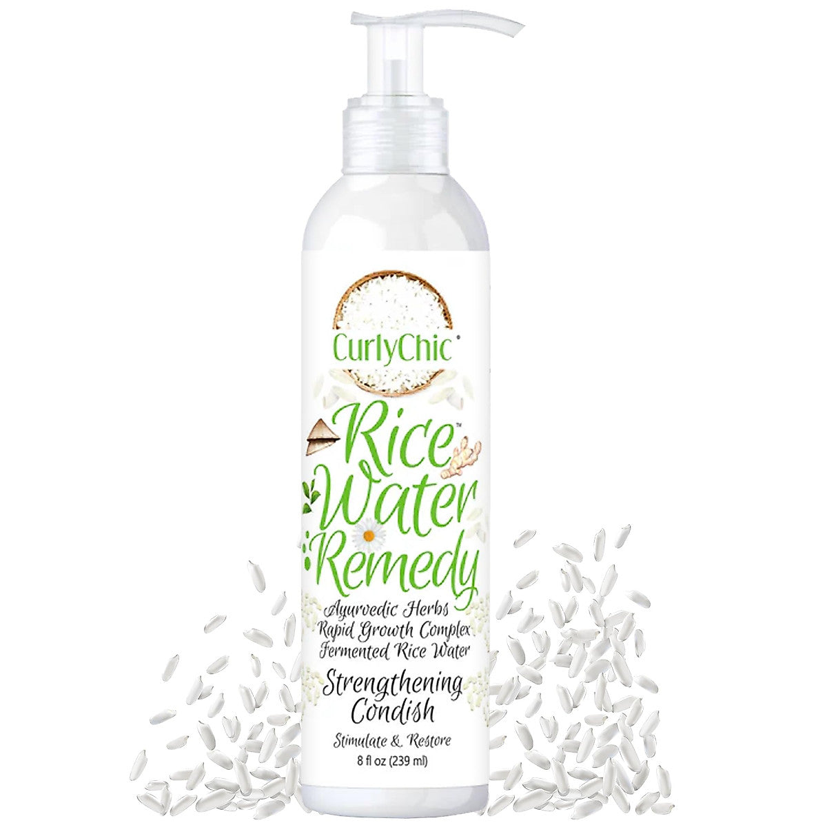 Curly Chic Rice Water Remedy Strengthening Conditioner 8 Oz *