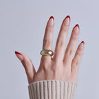 Kiss Core French Press On Fake Glue Nails - Cheerful | French Tips, Red, Medium, Almond official pack