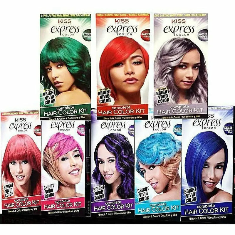 Kiss Express Color Crimson Complete Color Kit