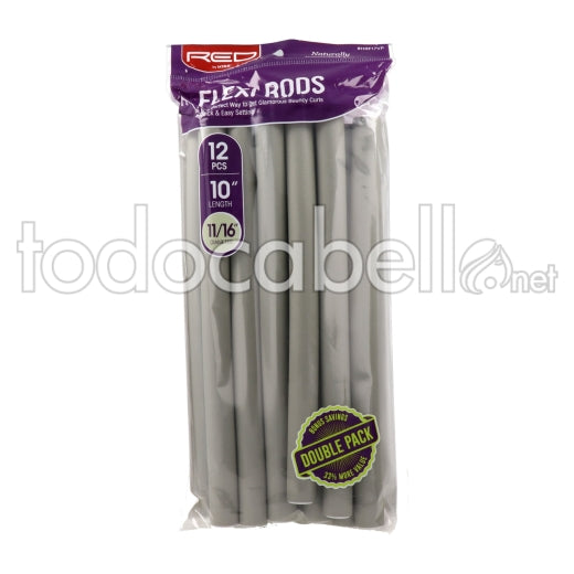 Red Flexi Rods Grey