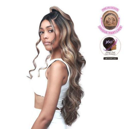 Bobbi Boss 13X2 Deep Lace Synthetic Hair Wig - MLF415 JOSEPHINE Updo Revolution Long Curly Style High Heat Resistant Wigs (HL27S/6613)