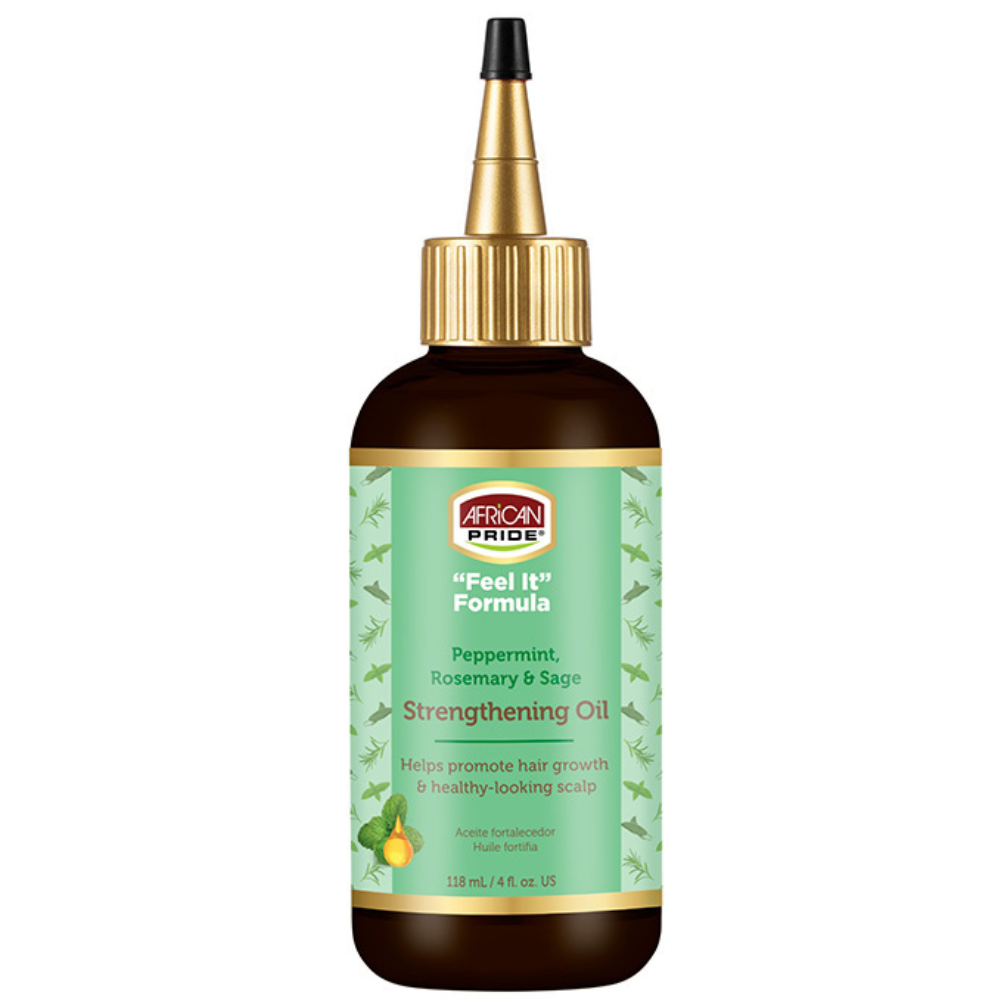 African Pride Peppermint Rosemary & Sage Strengthening Oil
