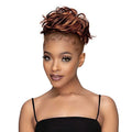Janet Collection Human Hair Blend Bun Remy Illusion Scrunch Retro (VANILLA LUSH)