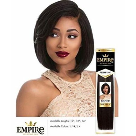 Empire Hh Perm Yaki 12 Style Straight Human Hair Extensions