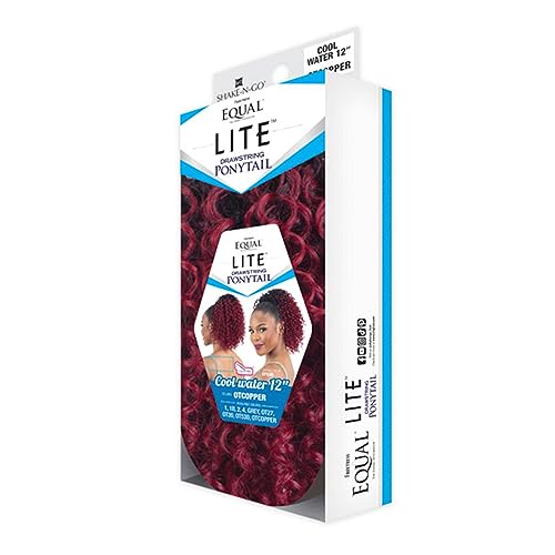 FreeTress Equal Drawstring Ponytail Lite Cool Water 12" (4)