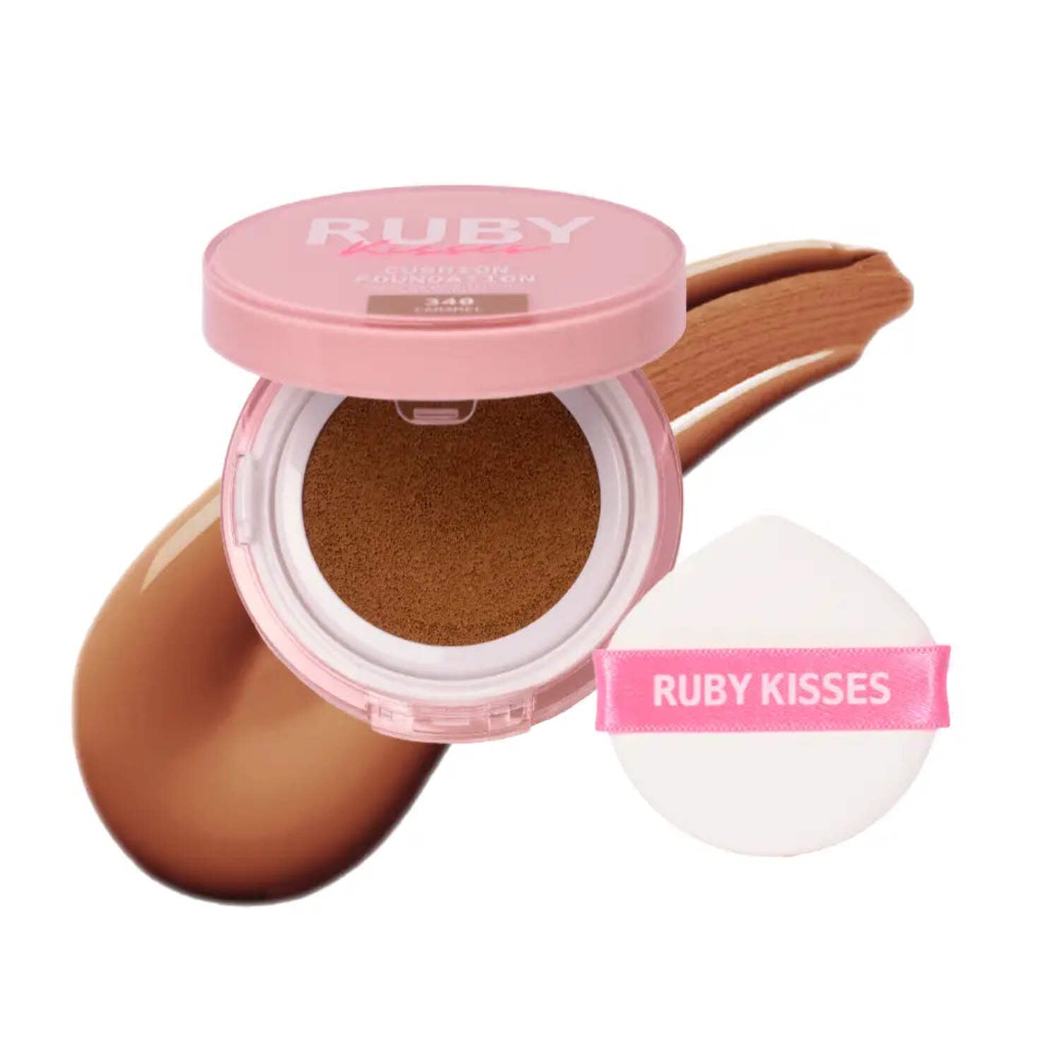 Ruby Kisses Cushion Foundation #340 Caramel