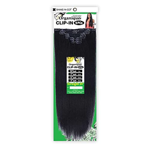 Organique  Clip In 9 Pcs Straight 24" #1