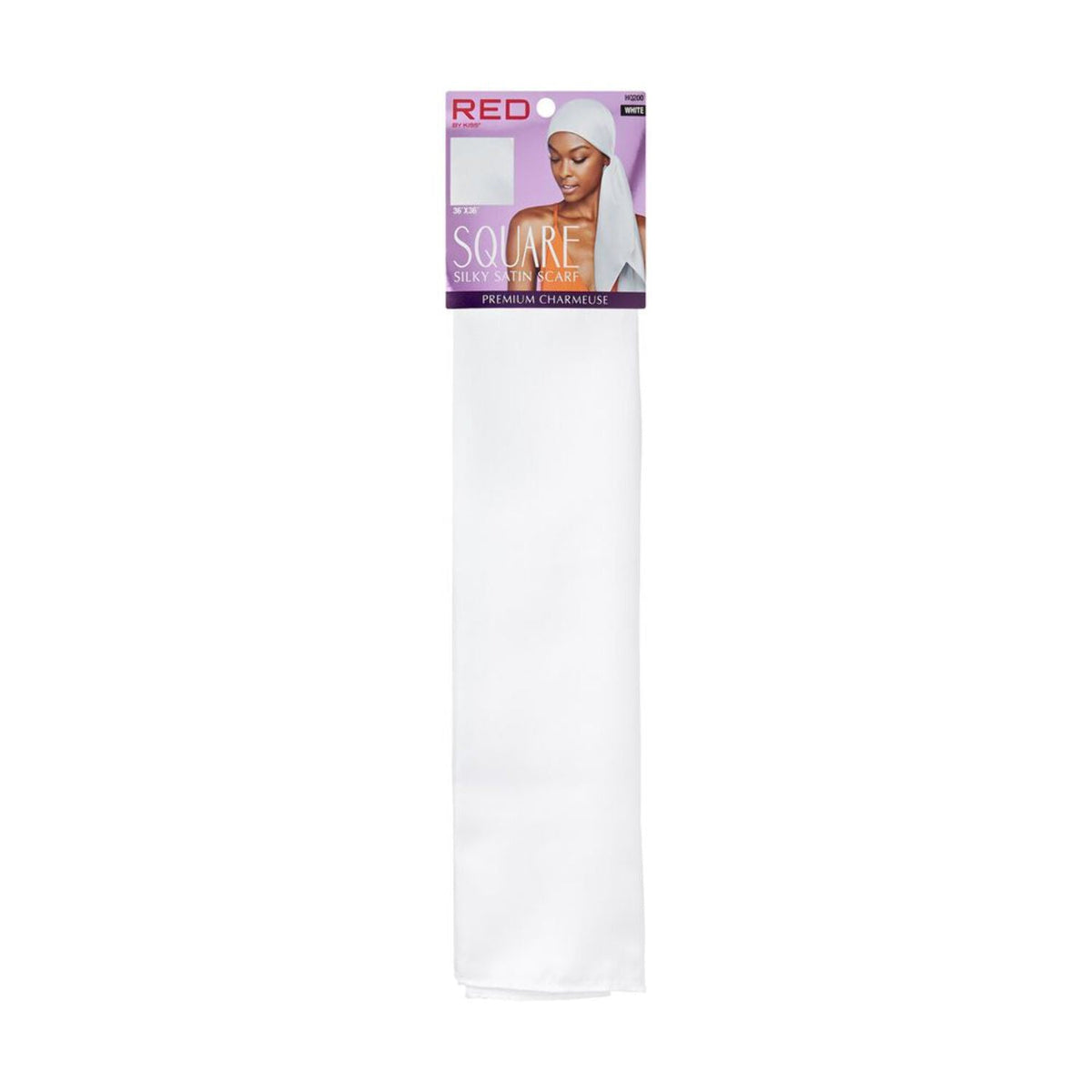 RED by Kiss Super Sleek Edge Laying Scarf White HQS
