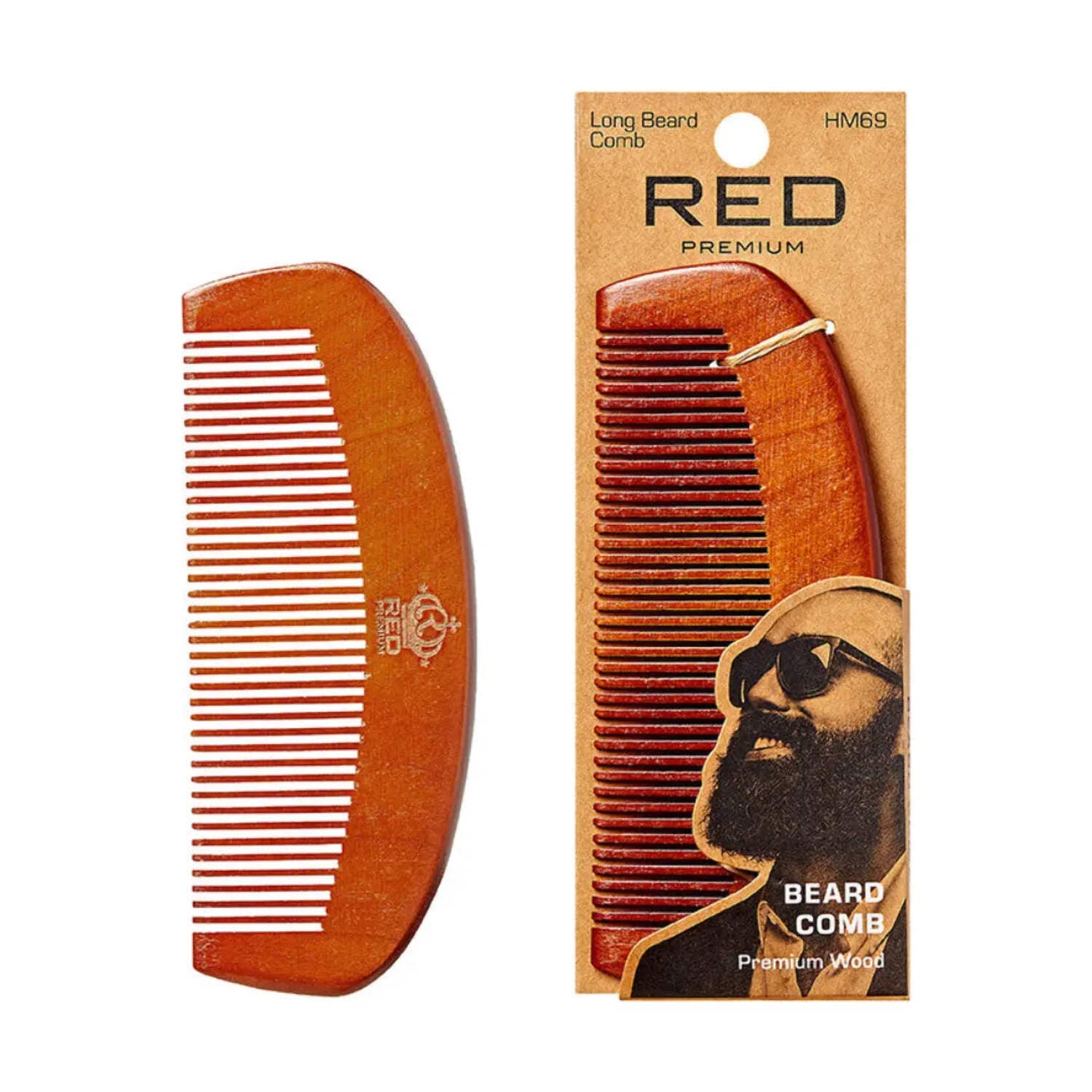 Red Long Beard Comb HM69