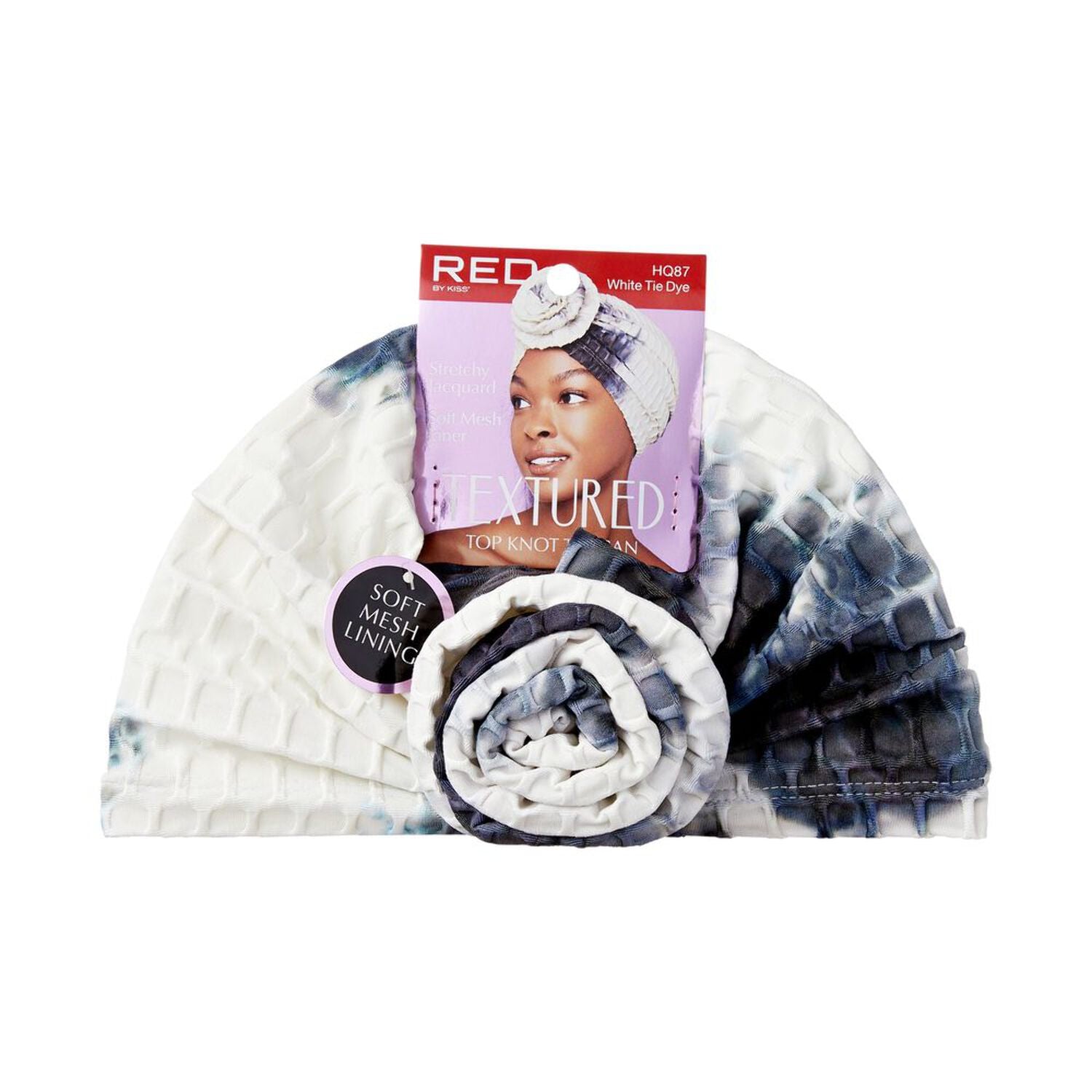 Blue/white Head Scarf