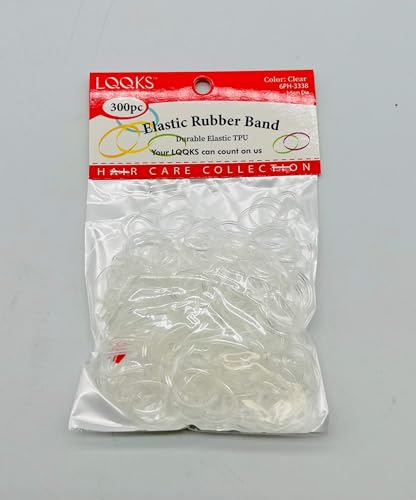 Looks 300 Elastic Rubber Band Clear