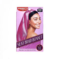 Red Silky Braid Bonnet