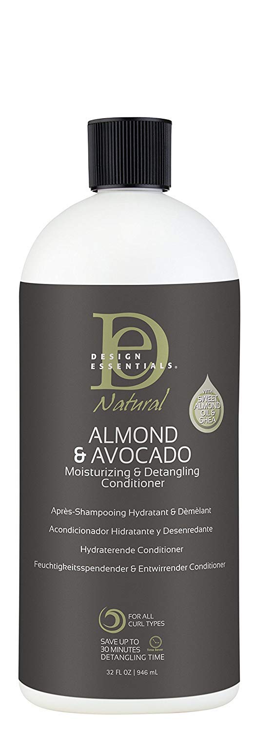 Design Essentials Natural Almond & Avocado Moisturizing & Detangling Conditioner 34 Oz *