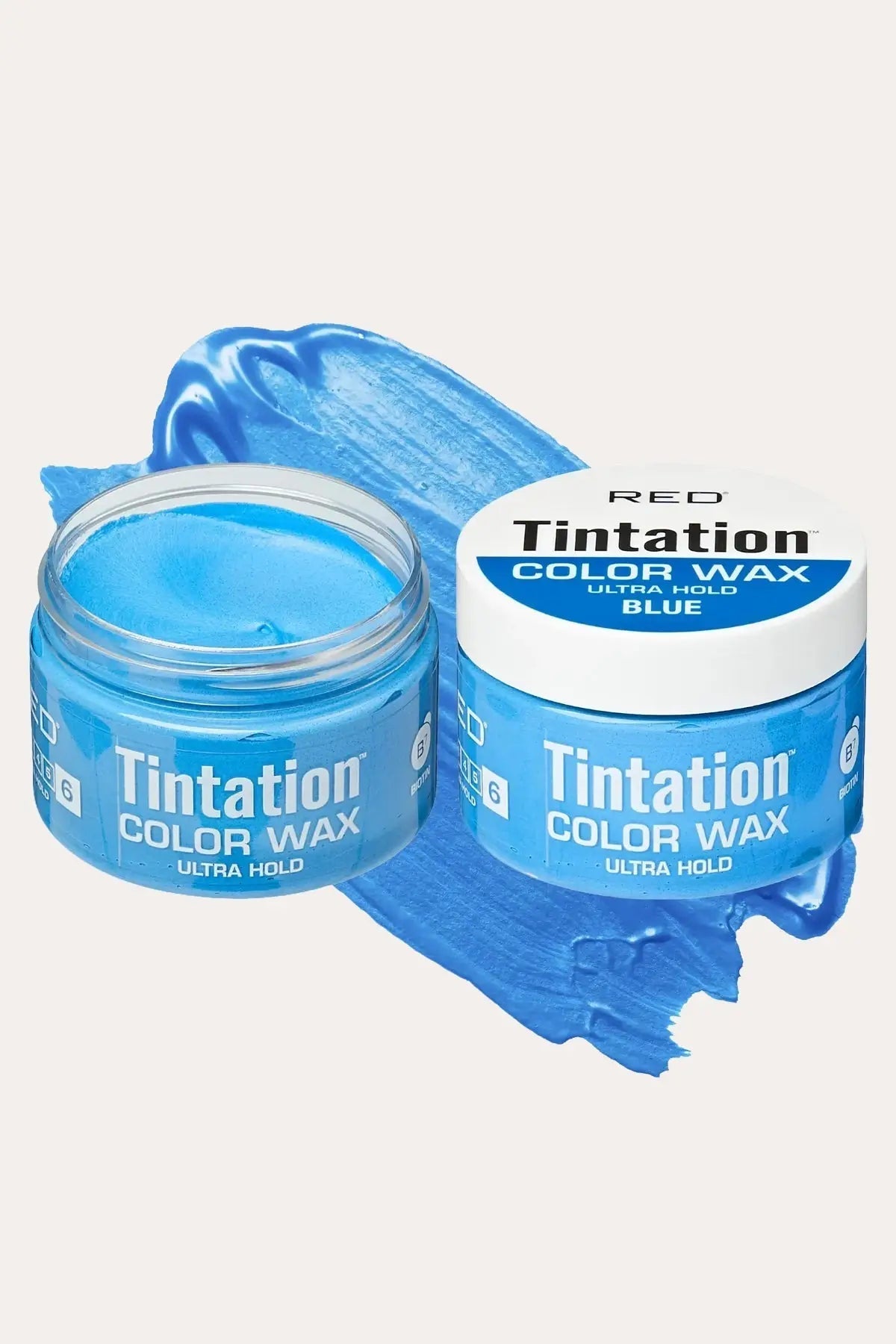 Red Beauty By Kiss Tintation Temporary Hair Color Wax Blue Blue