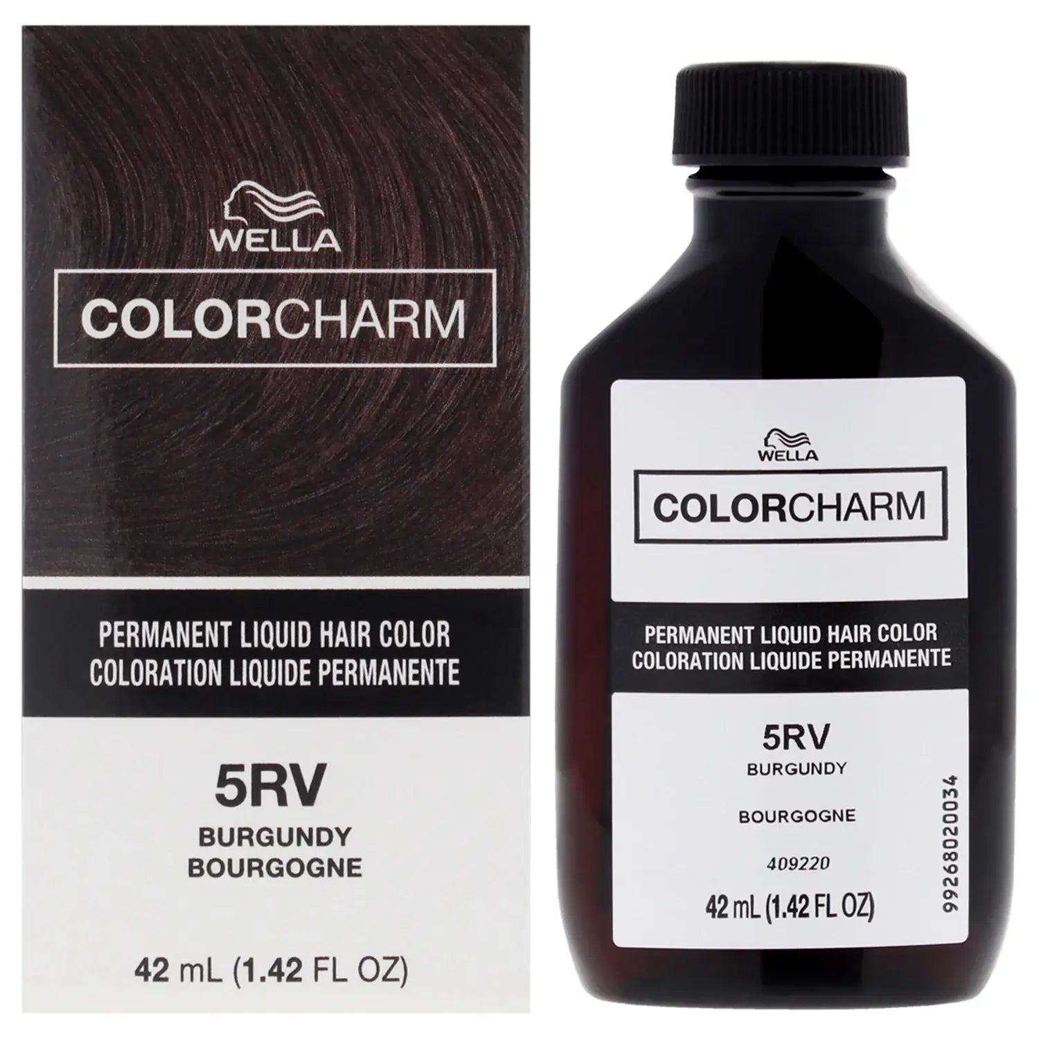 Wella Color Charm Permanent Liquid Hair Color Burgandy 5RV/507 *