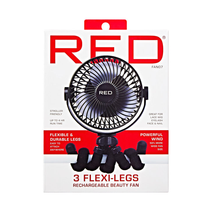 Red 3Flexi-Legs Fan