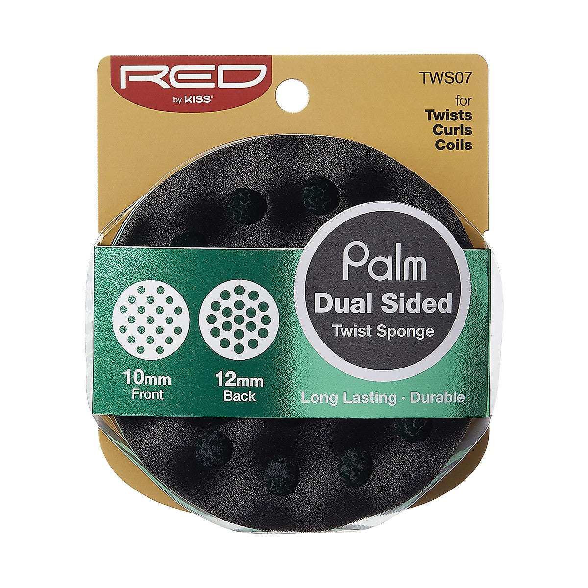 Red By Kiss Palm Dual Sided Twist Sponge