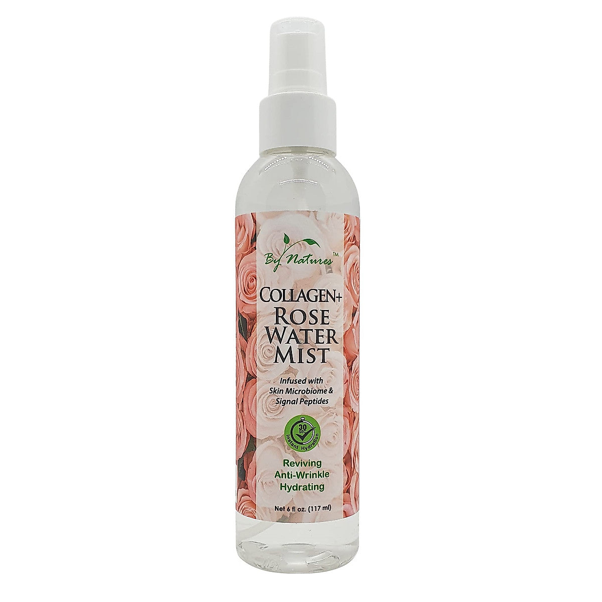 By Natures Rose Water Mist Collagen 6oz