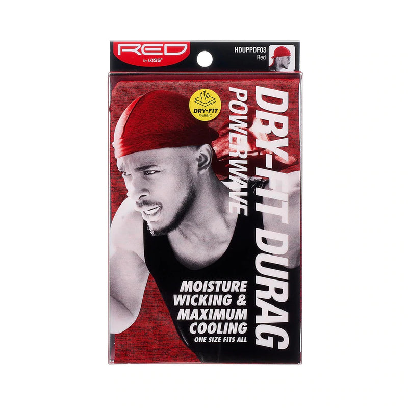 RED By Kiss DRY FIT Durag Power Wave Red HDUPPDF03*