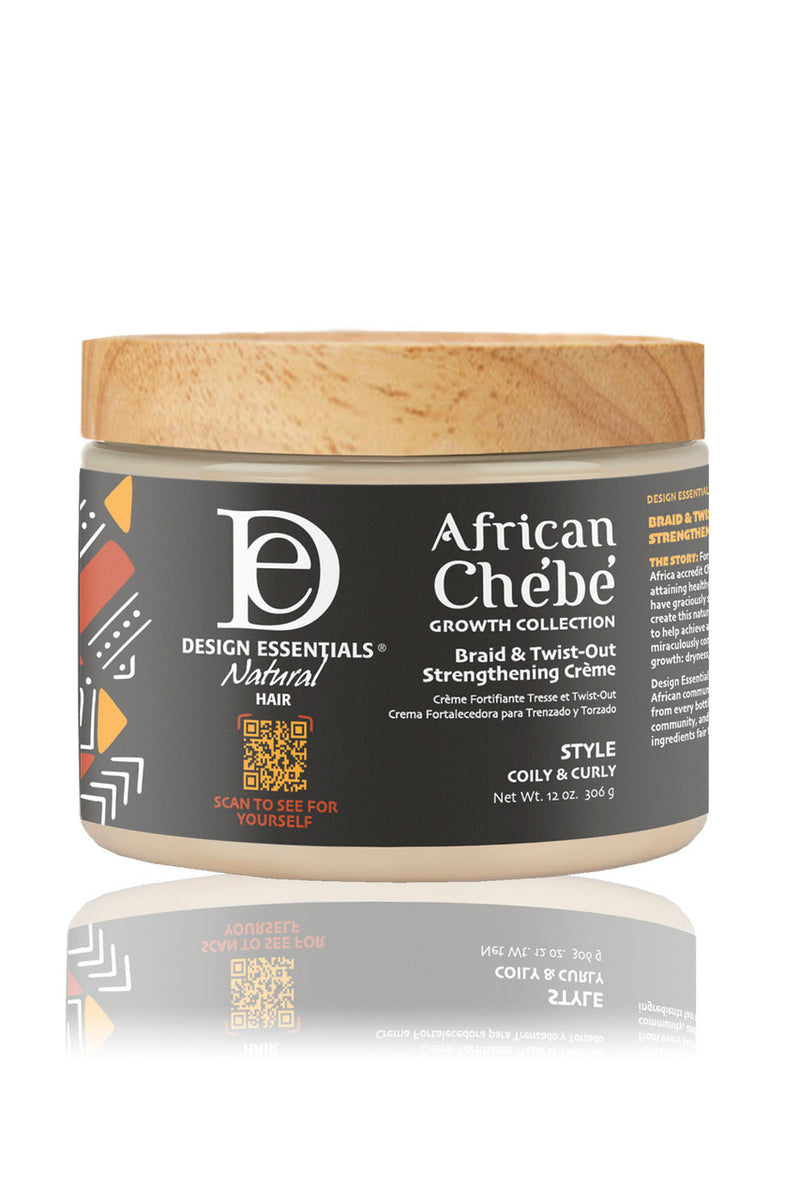Design Essentials African Chebe Braid & Twist Out Creme 12 Oz