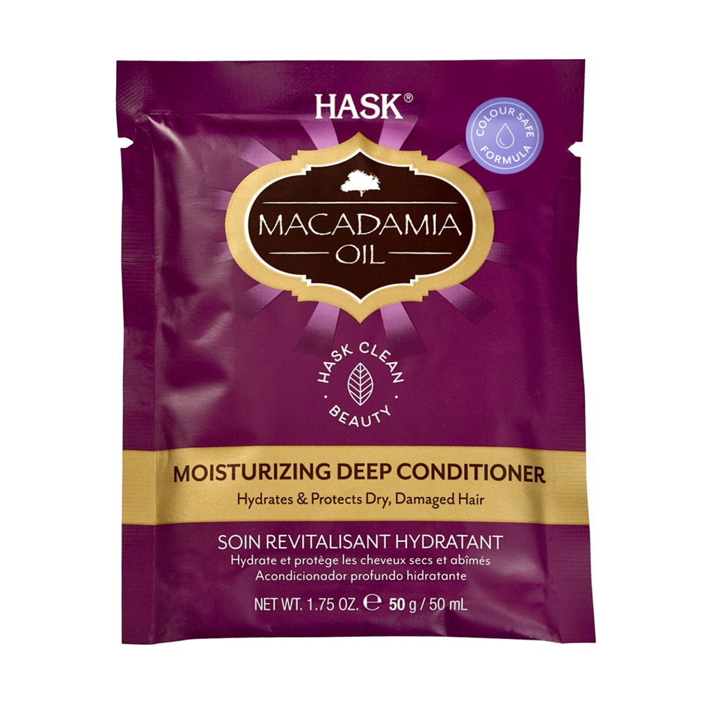 Hask Macadamia Oil Moisturizing Deep Conditioner 1.75 Oz *