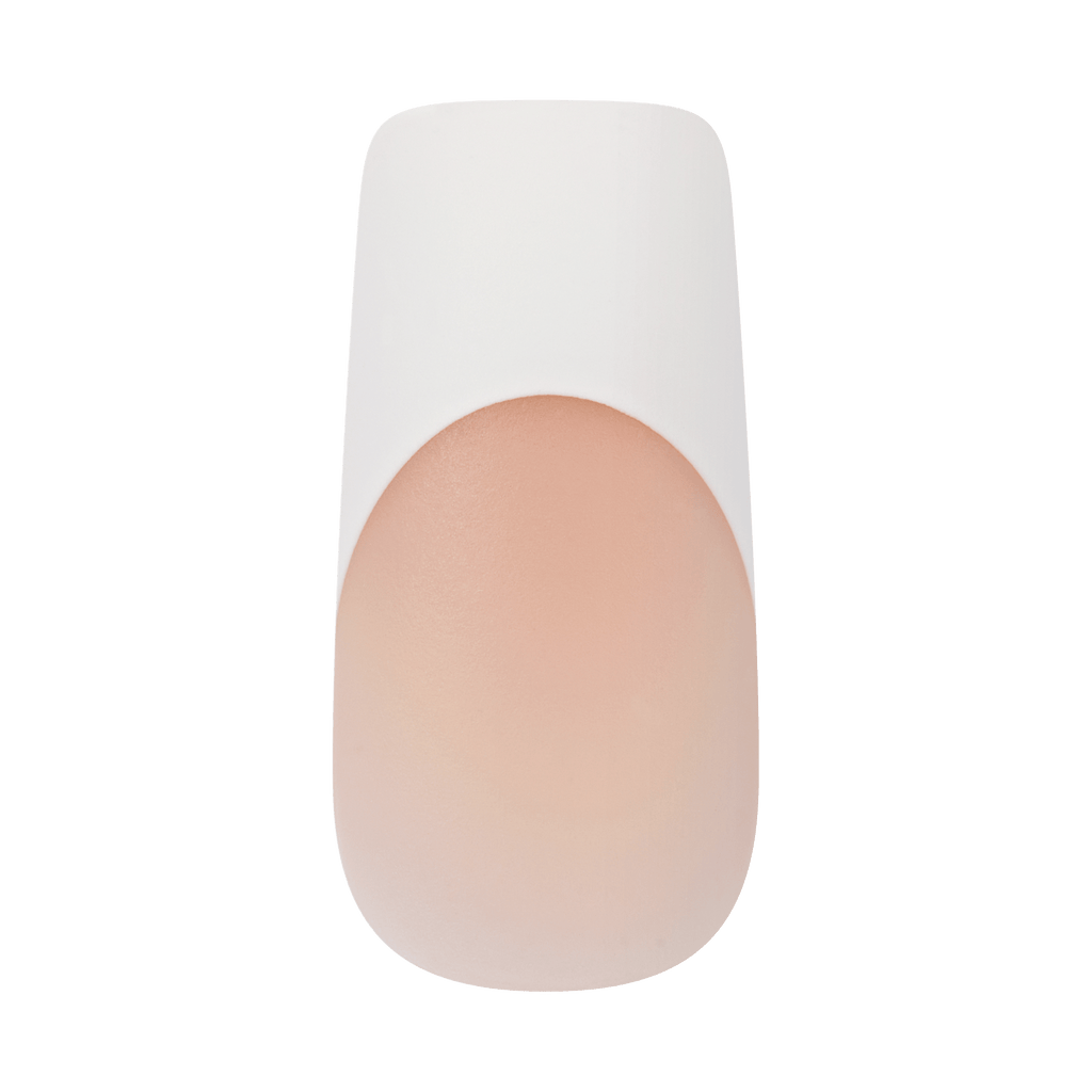 Kiss Core French Press On Fake Glue Nails - Every Minute | French Tips, White, Long, Square official pack