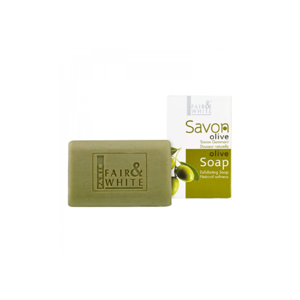 Fair & White Savon Olive Exfoliating Soap *