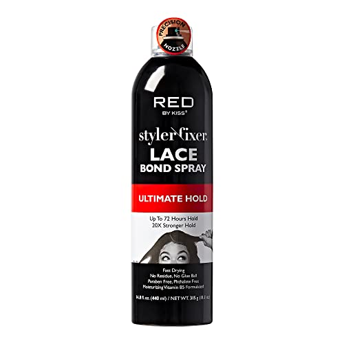 Red styler Fixer Lace Bond Spray 14.8 Oz