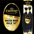 100% Human Hair Water Wave Emipre Bulk #RED 18 Inch