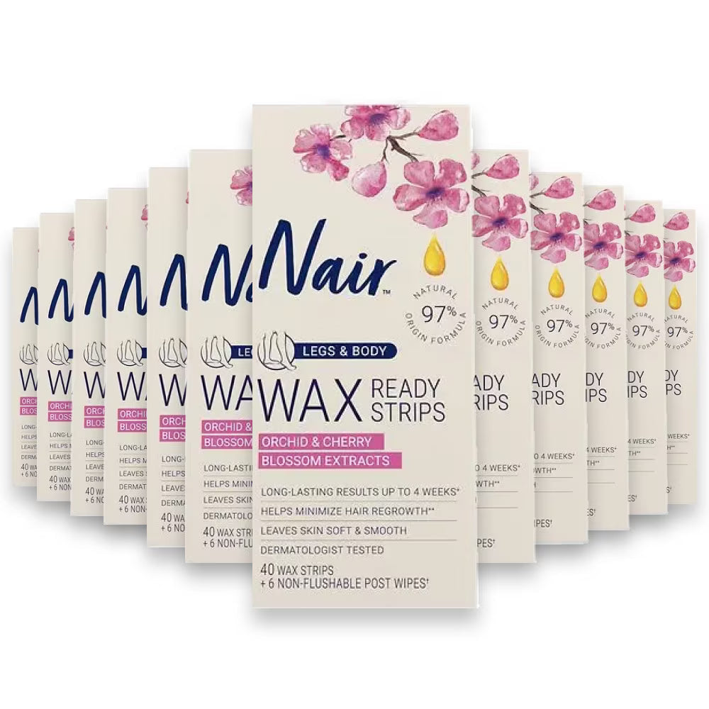 Nair Legs And Body Wax Ready Strips