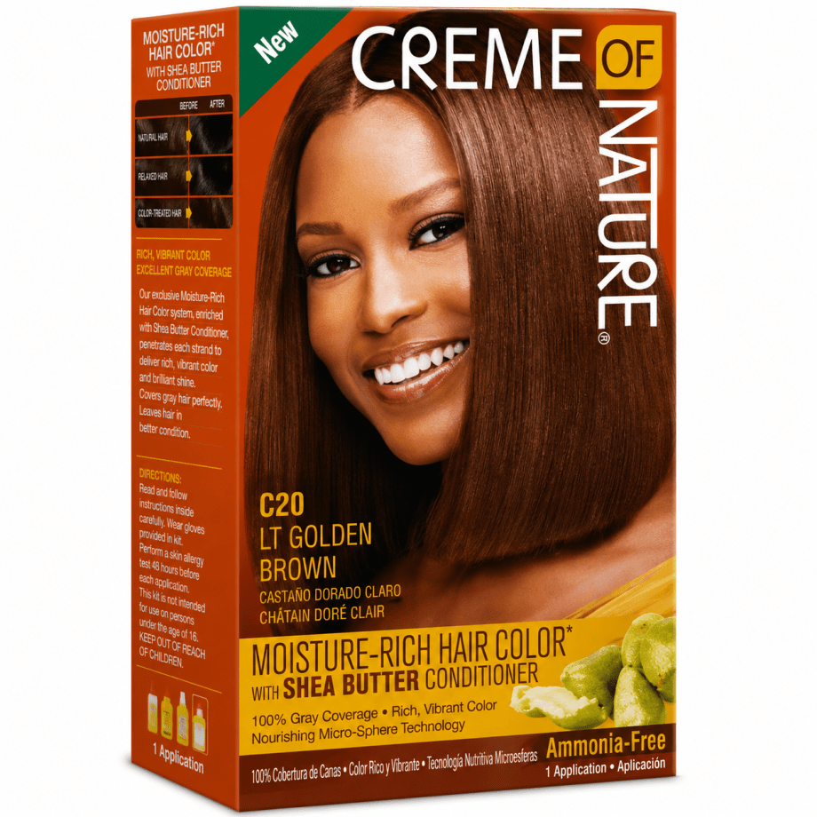 Creme Of Nature C20 LT GOLDEN BROWN *