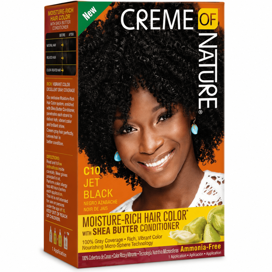 Creme Of Nature Jet Black  C10