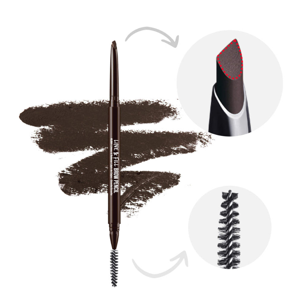 Kiss New York  Line & Fill  Brow Pencil Granite Granito KLE01