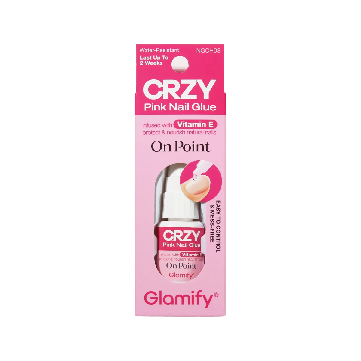 Crazy Pink Nail Glue