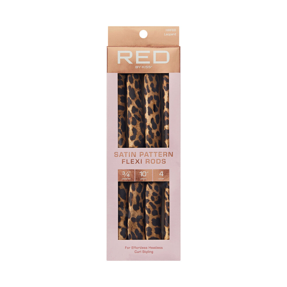 Red Satin Pattern Flexi Rods HRF68
