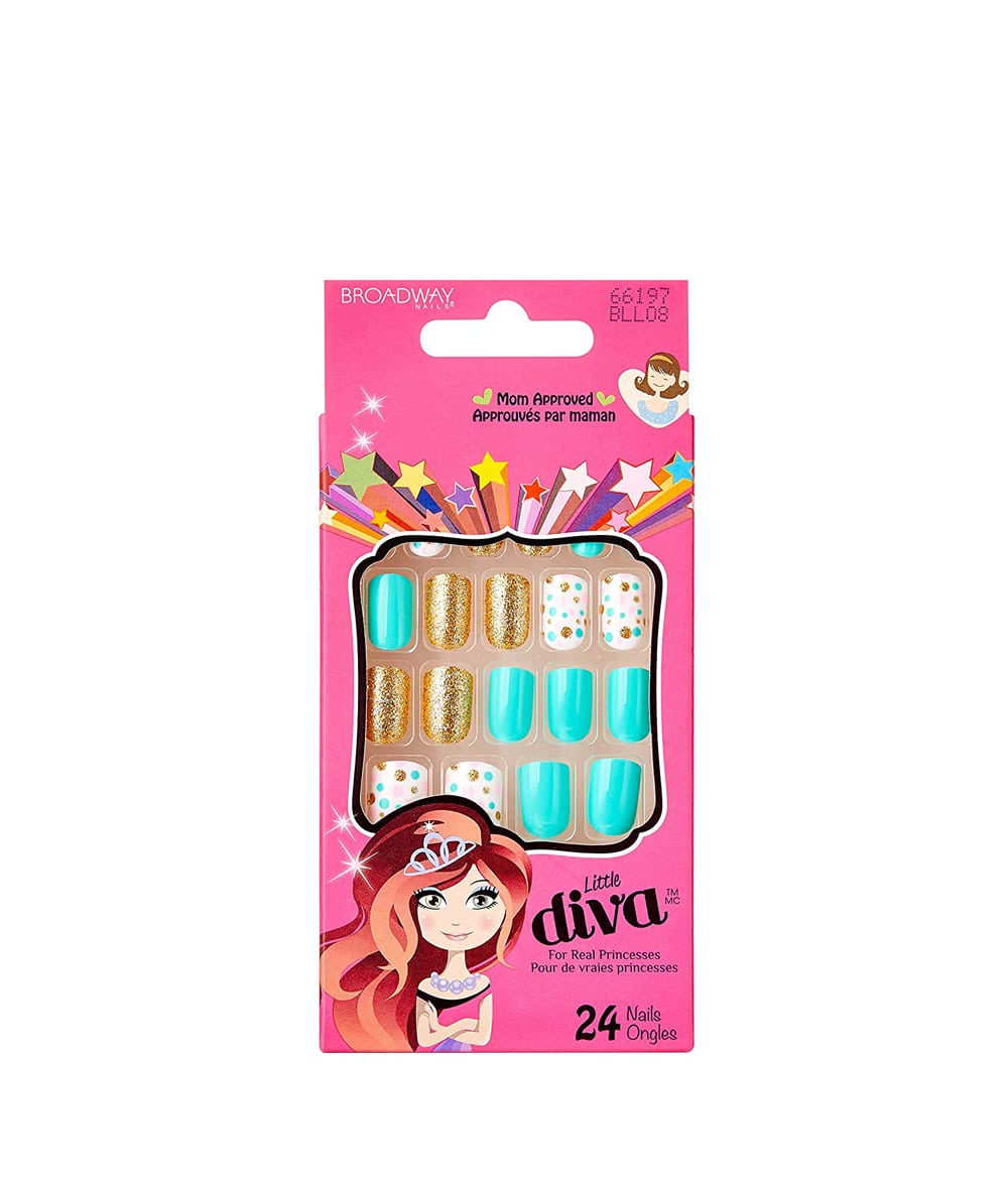 Gold Finger Little Diva Nails BLL08