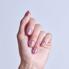 Kiss Glam Embellished Press On Fake Glue Nails - One n Only | Design, Pink & Purple, Short, Round official pack