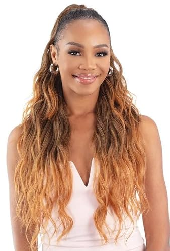 Shake-N-Go Drawstring Ponytail Lite Loose Wave 28" (Color: T27)
