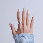 Kiss Glam 3D & Jewel Press On Fake Glue Nails  - Ripple | 3D & Jewel Design, Pink, Medium, Almond official pack