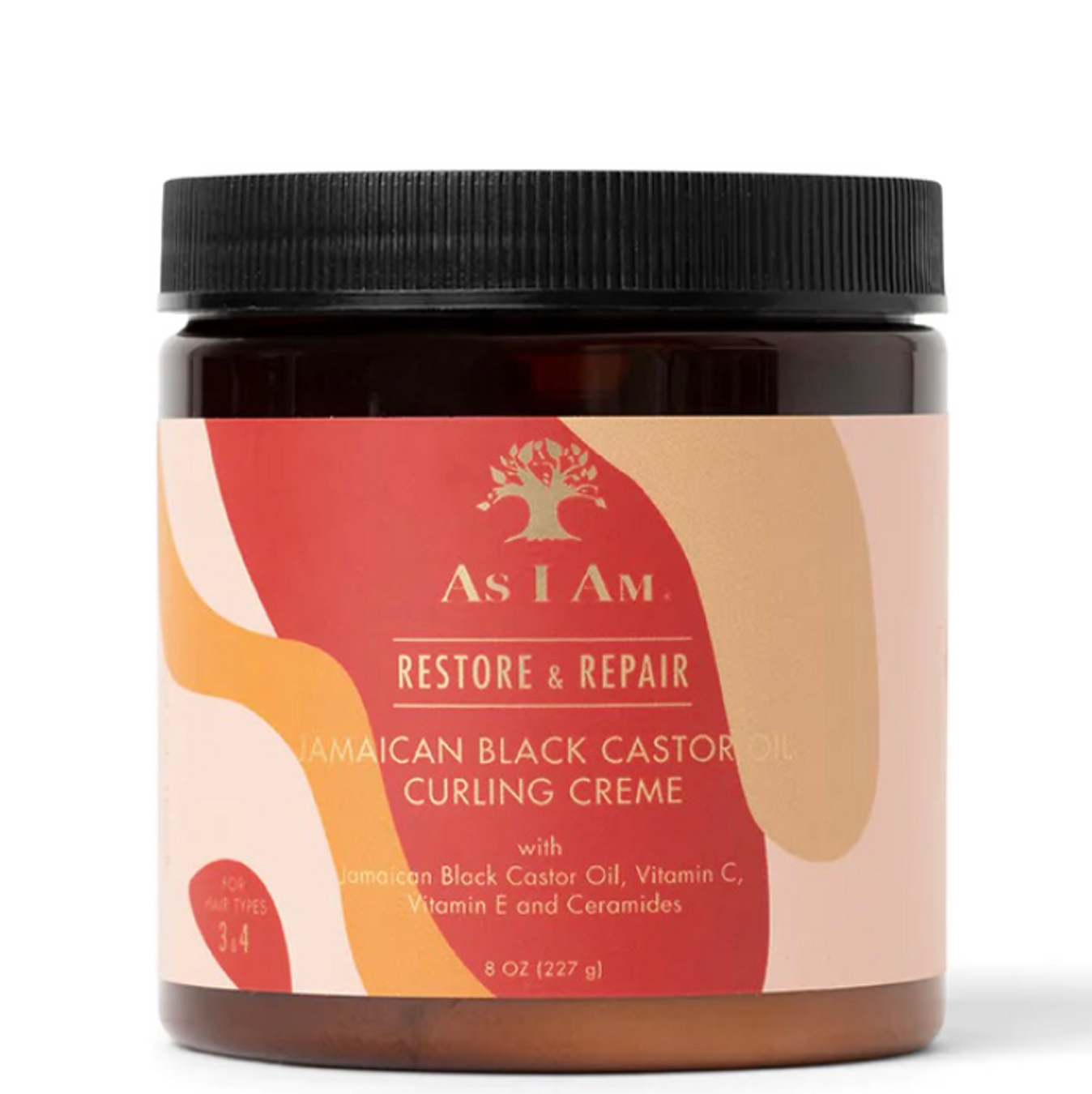 As I Am Restore & Repair Jamaican Black Castor Oil Curling Creme 8 Oz *