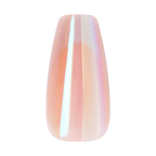 Kiss Glam Embellished Press On Fake Glue Nails - Dusk Mirage | Design, Beige, Medium, Coffin official pack